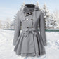 [Cadeau d'Hiver] Manteau d'Hiver A-Line à Double Boutonnage pour Femmes