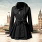 [Cadeau d'Hiver] Manteau d'Hiver A-Line à Double Boutonnage pour Femmes