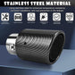 💥New Year special offer🎉 Car Tuning Carbon Fiber LED Light Emitting Exhaust Pipe (High Temperature Resistant)