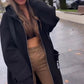 🔥Essential Outfits for Dates✨ Women's Hooded Long Sweatshirt🍂 and Strapless top