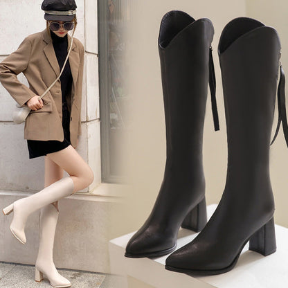 🔥HOT SALE 50% OFF🔥 Women's Elegant Chunky Heel Pointed Toe Boots