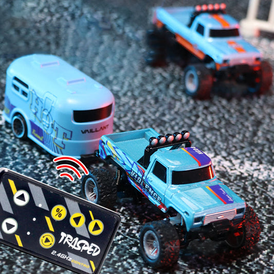 Alloy LED Lights Remote Control Car Model