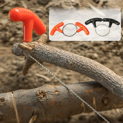 Portable Steel Wire Saw for Outdoor Survival