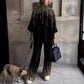 Top met hoge hals en losse broek voor dames