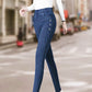 Women's Elastic High-Waisted Slim Fit Jeans