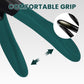 Anti-splash angled nail clipper with wide opening