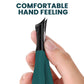 Anti-splash angled nail clipper with wide opening