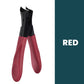 Anti-splash angled nail clipper with wide opening