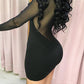 Mesh Bodycon Mini Dress