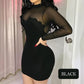 Mesh Bodycon Mini Dress
