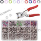♻️ 2026 Eco Pick | Copper Snap Button DIY Kit | 9.5mm – Baby Safe & Durable 🌈【Flash –50%】