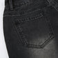 ✨Vaqueros rectos con brillantes y estilo urbano para mujer🛒envío gratis