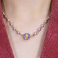 💖HOT SALE 53% OFF💖✨Elegant Imitation Pearl Necklace with Sparkling Magnetic Rhinestone Ball