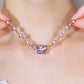 💖HOT SALE 53% OFF💖✨Elegant Imitation Pearl Necklace with Sparkling Magnetic Rhinestone Ball