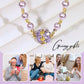💖HOT SALE 53% OFF💖✨Elegant Imitation Pearl Necklace with Sparkling Magnetic Rhinestone Ball