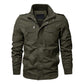 🧥 69% OFF NOW! 🔥 Men's Military Stand Collar Zipper Jacket - Durable & Weather-Resistant, Tactical Style with Multiple Pockets for Outdoor/Urban Wear 🏔️📦