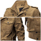 🧥 69% OFF NOW! 🔥 Men's Military Stand Collar Zipper Jacket - Durable & Weather-Resistant, Tactical Style with Multiple Pockets for Outdoor/Urban Wear 🏔️📦