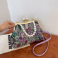 Women Vintage Flower Embroidery Handbag