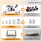 Flat Head Threaded Insert Nut Rivet Nuts Set