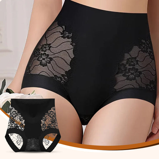 🔥2025 Hot Sale🔥Seamless High Waist Lace Panties for Women