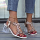 🎁Hot Sale 50% Off⏳Fashion Elastic Women's Sandals with Rhinestones
