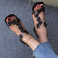 🎁Hot Sale 50% Off⏳Fashion Elastic Women's Sandals with Rhinestones