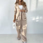 💖Limited Sale 50% OFF💖 Women's Casual Beige 2-Piece Set