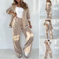 💖Limited Sale 50% OFF💖 Women's Casual Beige 2-Piece Set