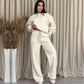 🌸Hot Sale 56% Off🌸Fashionable solid color two-piece suit