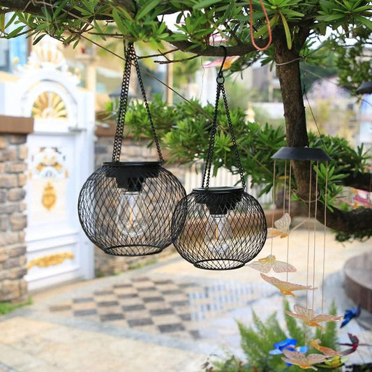 💡🌟Retro Metal Solar Lanterns