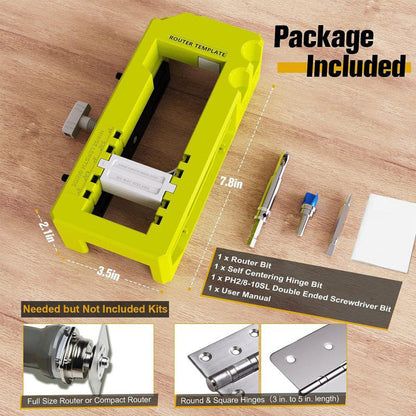 💕Hot Sale 50% OFF🎁Door Hinge Jig Kit