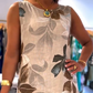 Women's Fashion Sleeveless Printed Dress