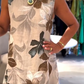 Women's Fashion Sleeveless Printed Dress