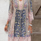 💃Printed vintage lace dress