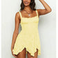 Women's Mini Sleeveless Lace Cami Dress