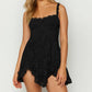 Women's Mini Sleeveless Lace Cami Dress