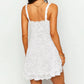 Women's Mini Sleeveless Lace Cami Dress