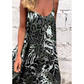 Leopard Print Spaghetti Maxi Dress