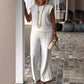 💕Limited Time 50% Off💕Women's Crew Neck Sleeveless Top and Pants Set