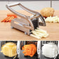 🔪 50% Off! 🥒 Potato and Cucumber Slicer – Stainless Steel – 4 Suction Cups & Professional-Grade Blades – Designed for the Kitchen
