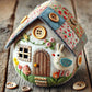 Patchwork Felt Easter Egg House DIY Kit