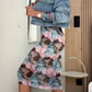 Dusk Rose Slim-Fit Midi Dress