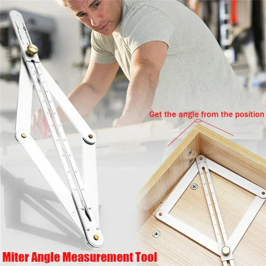 🎃Halloween Deal 50% OFF!📐Professional Mitre Angle Finder – Aluminium 10°–170° Measuring Tool