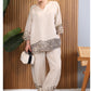 Women’s Color Block Casual Loose Two-Piece Set