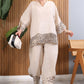 Women’s Color Block Casual Loose Two-Piece Set