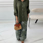 🌸NEW HOT SALE✨Women's Fashion Loose Cardigan Shirt & High Waist Pants Two Piece Set