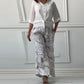 🌸NEW HOT SALE✨Women's Fashion Loose Cardigan Shirt & High Waist Pants Two Piece Set