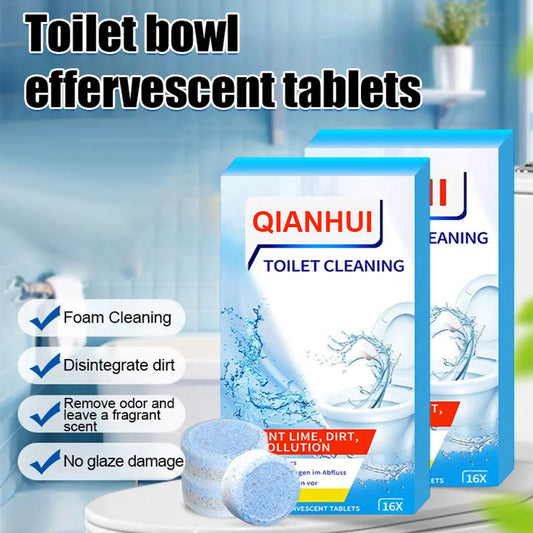 🔥BUY 2 GET 3 FREE✨✨BIG SALE-49% OFF🎁Lemon Scent Toilet Bowl Cleaner Tablets