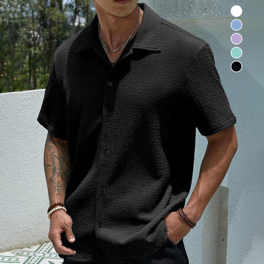 🔥 NEW! Structured men's shirt with button closure
