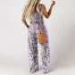 🏖️Hot Sale 49% OFF🌼Women’s Casual Print Sleeveless Overalls Jumpsuits 2